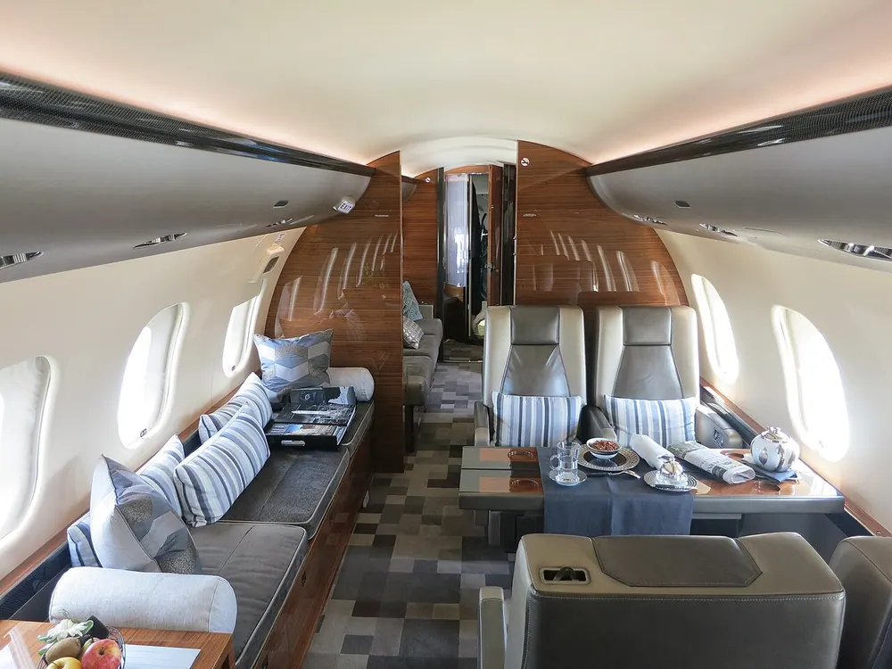Global 6000 aft cabin example.