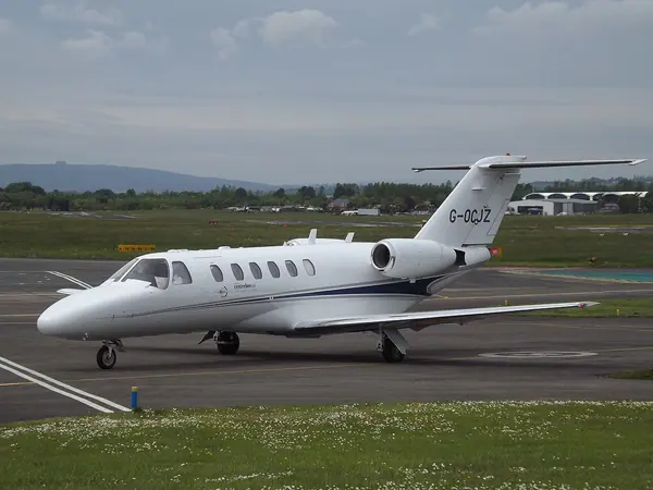 Citation CJ2 aircraft exterior