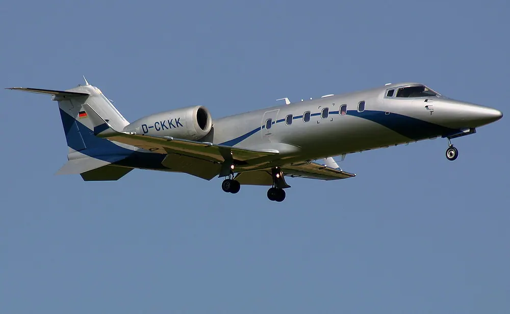 Learjet 60 aircraft exterior